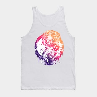 Sunset Sky Mother and Star Tank Top